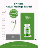 Inner Brightness Moringa Capsules open bottle with capsules