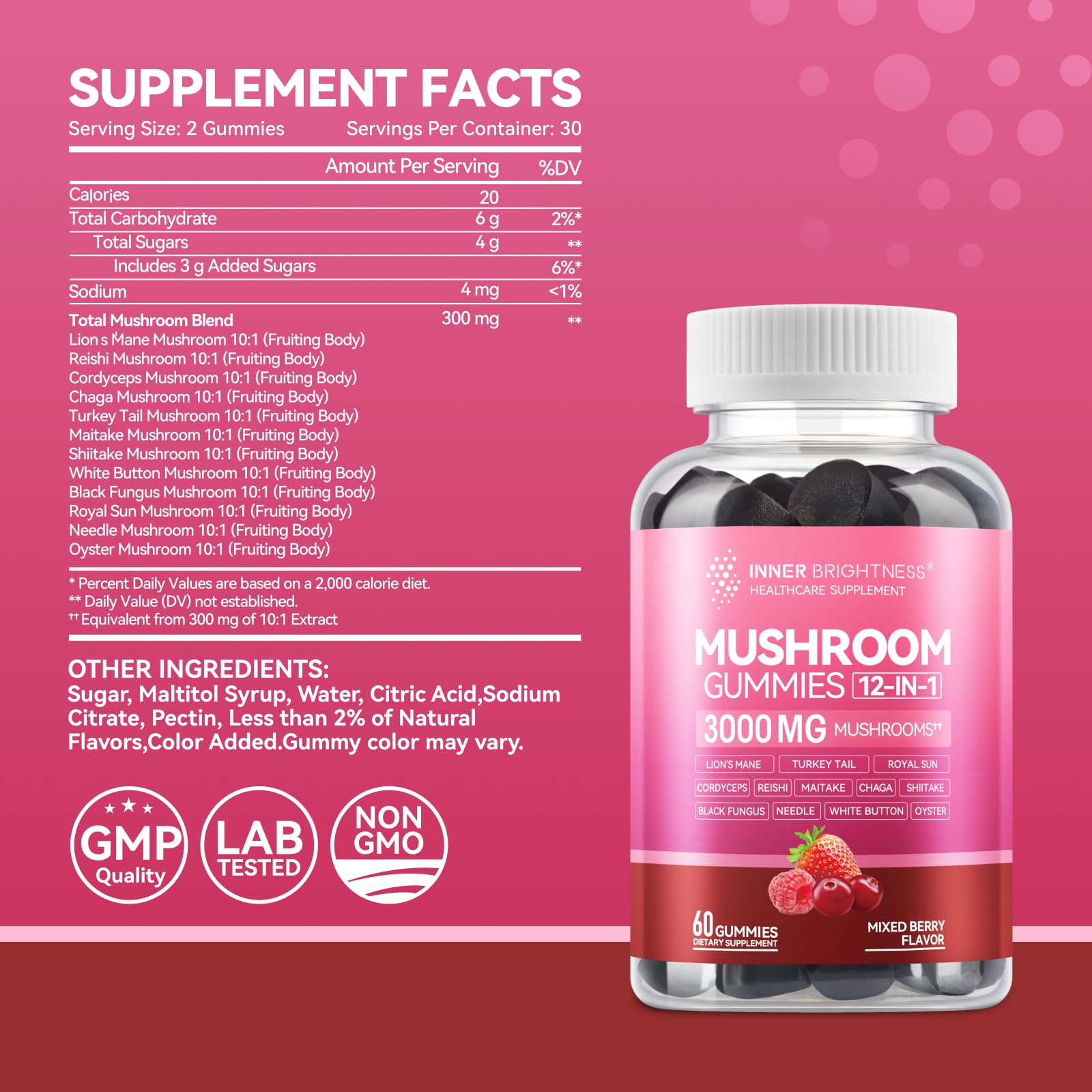 Inner Brightness Mushroom Gummies lifestyle scene with family