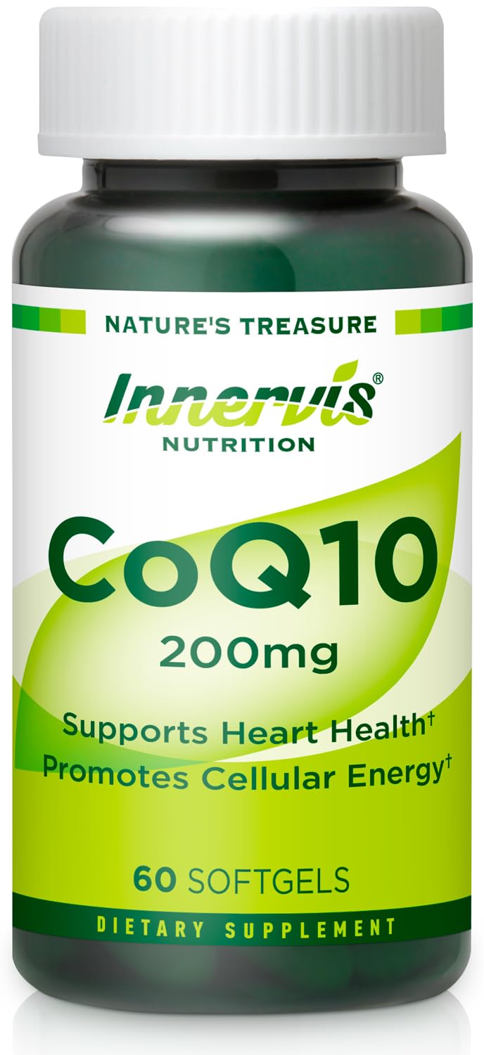 INNERVISNUTRITION CoQ10 200mg Softgels front view
