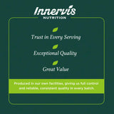 INNERVISNUTRITION CoQ10 Softgels on a wooden surface