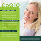 INNERVISNUTRITION CoQ10 Softgels with dosage information