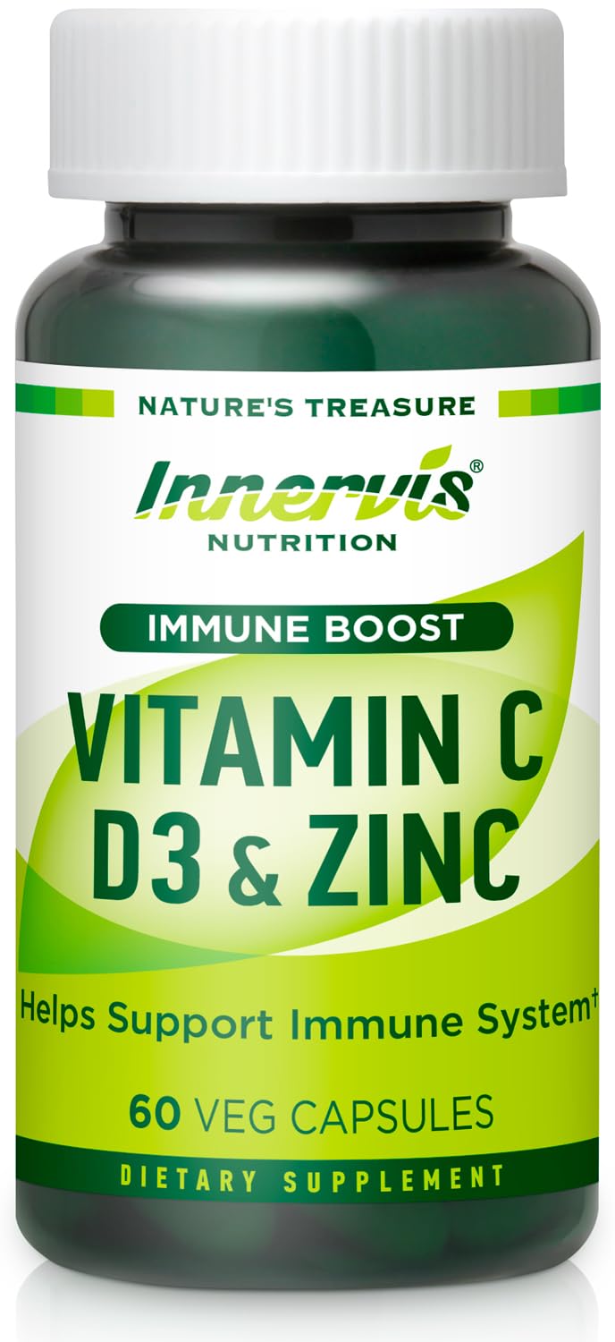 INNERVISNUTRITION Daily daily wellness Support 60 veggie capsules front view