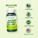 INNERVISNUTRITION Daily daily wellness Support bottle with measuring spoon