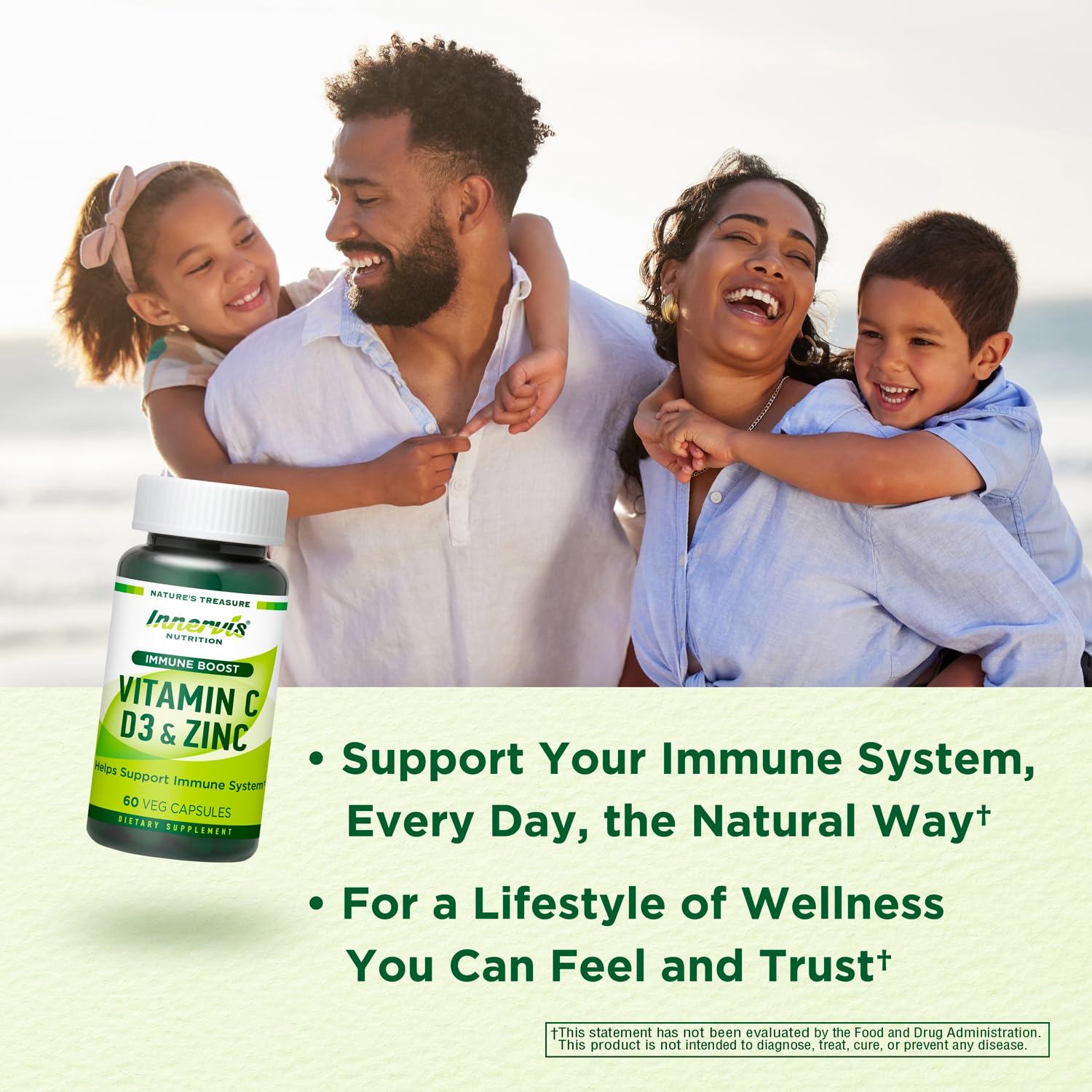 INNERVISNUTRITION Daily daily wellness Support ingredients list