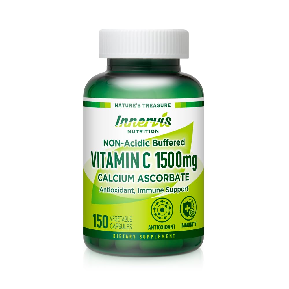 INNERVISNUTRITION Vitamin C Capsules 1500mg front view