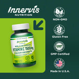INNERVISNUTRITION Vitamin C Capsules 1500mg on a table