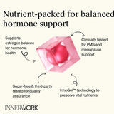 Innerwork Menopause Gummies close-up of gummies