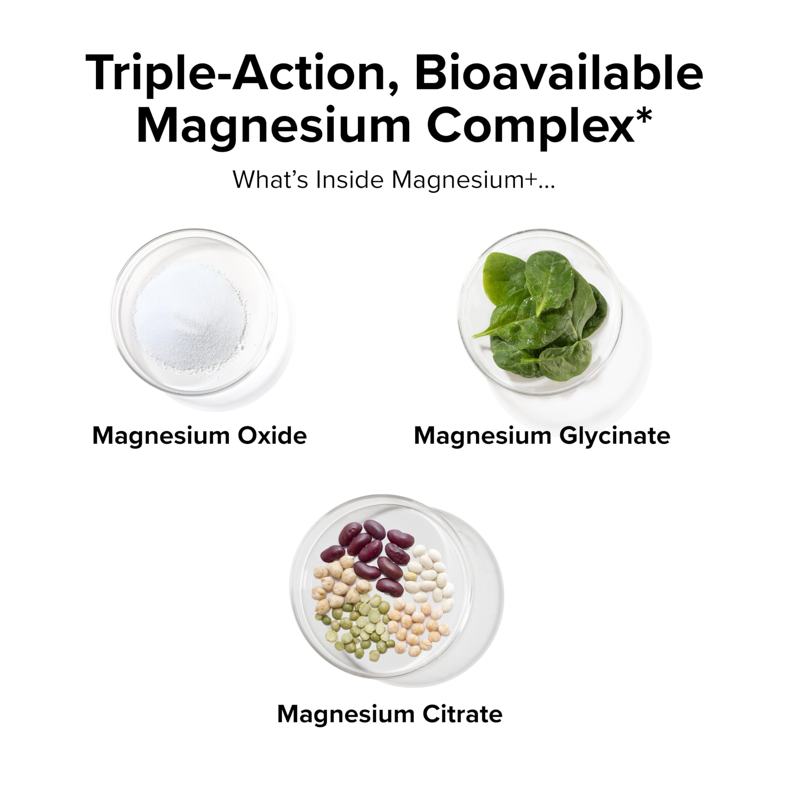 InnoSupps Magnesium+ bottle side view
