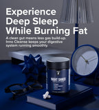InnoSupps Night Time Fat Burner 70g back view with ingredients