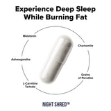 InnoSupps Night Time Fat Burner 70g side view