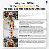 InnoSupps NMN+ 5-Phase NAD+ Longevity System packaging