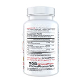 InnovaPharm ZMX Zinc Magnesium Complex side view showing ingredients