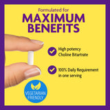 InnovixLabs Choline Bitartrate 132g capsule close-up
