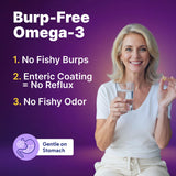 InnovixLabs Omega 3 fish oil capsules with dosage information