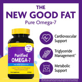 InnovixLabs Purified Omega-7 Softgels side view showing softgel
