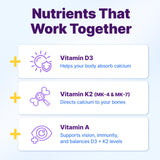 InnovixLabs Vitamin D3 K2 A Capsules bottle with cap