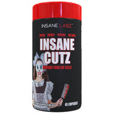 Insane Labz Insane Cutz Fat Burner front view with clear veggie capsule