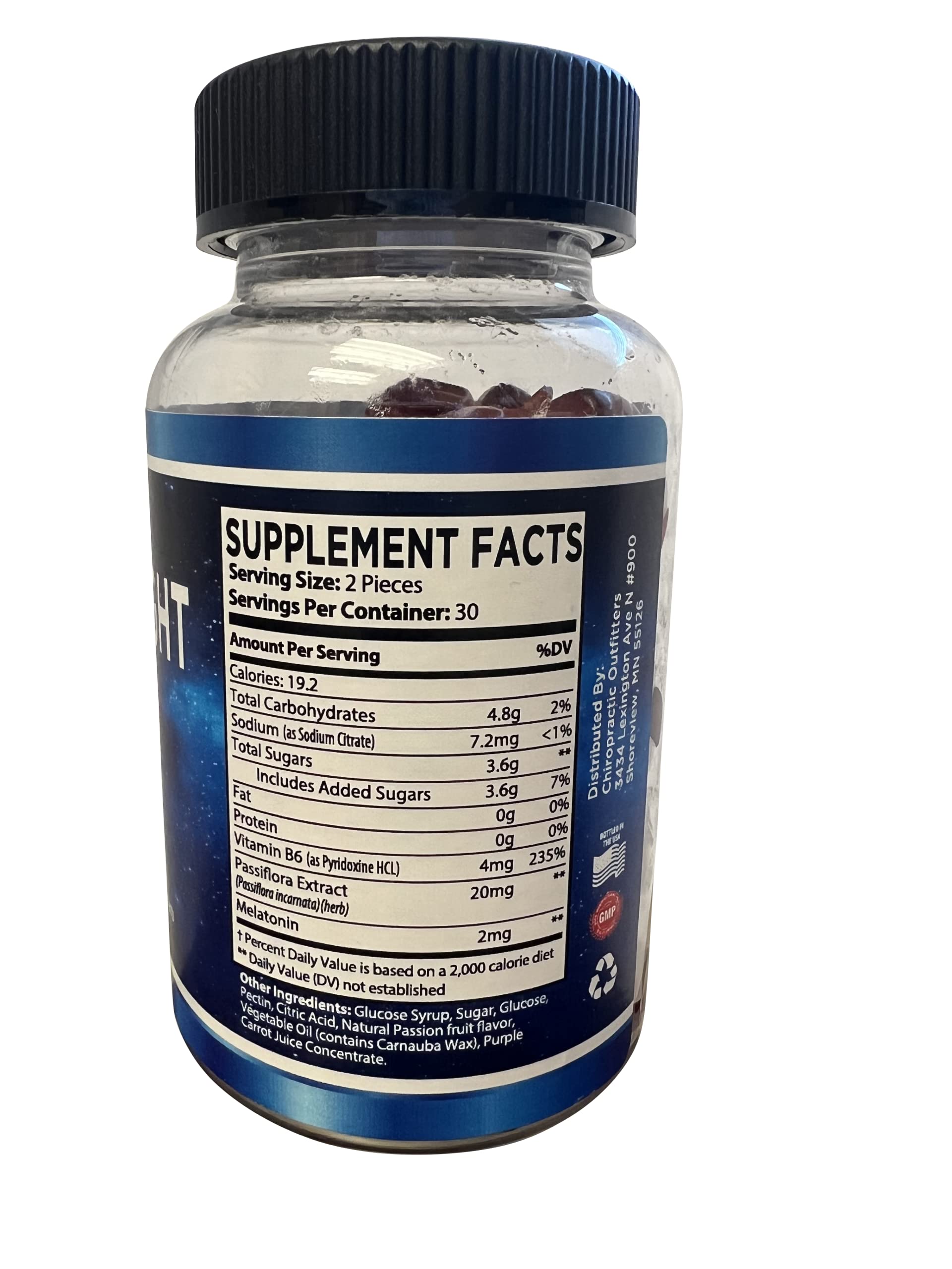 Inspire Naturals Say Goodnight Gummies ingredients list