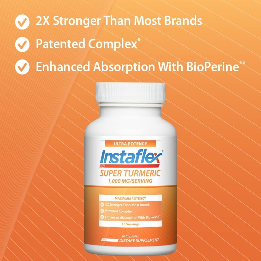 Instaflex Super Turmeric 1000mg packaging side view