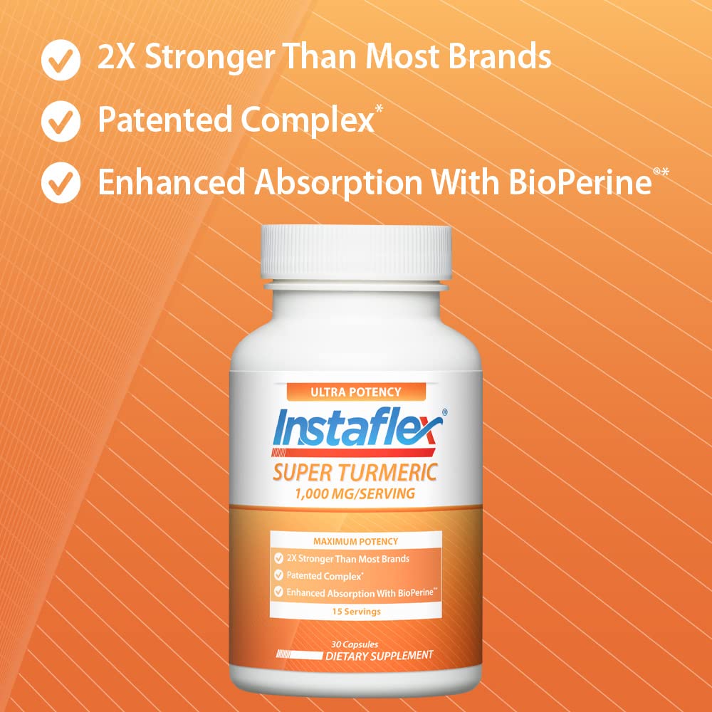 Instaflex Super Turmeric Joint Health Supplement side view