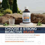 Institut Katharos Colloidal Silver 40 PPM 290g side view