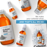 Institut Katharos Colloidal Silver 40 PPM 5g bottle side view