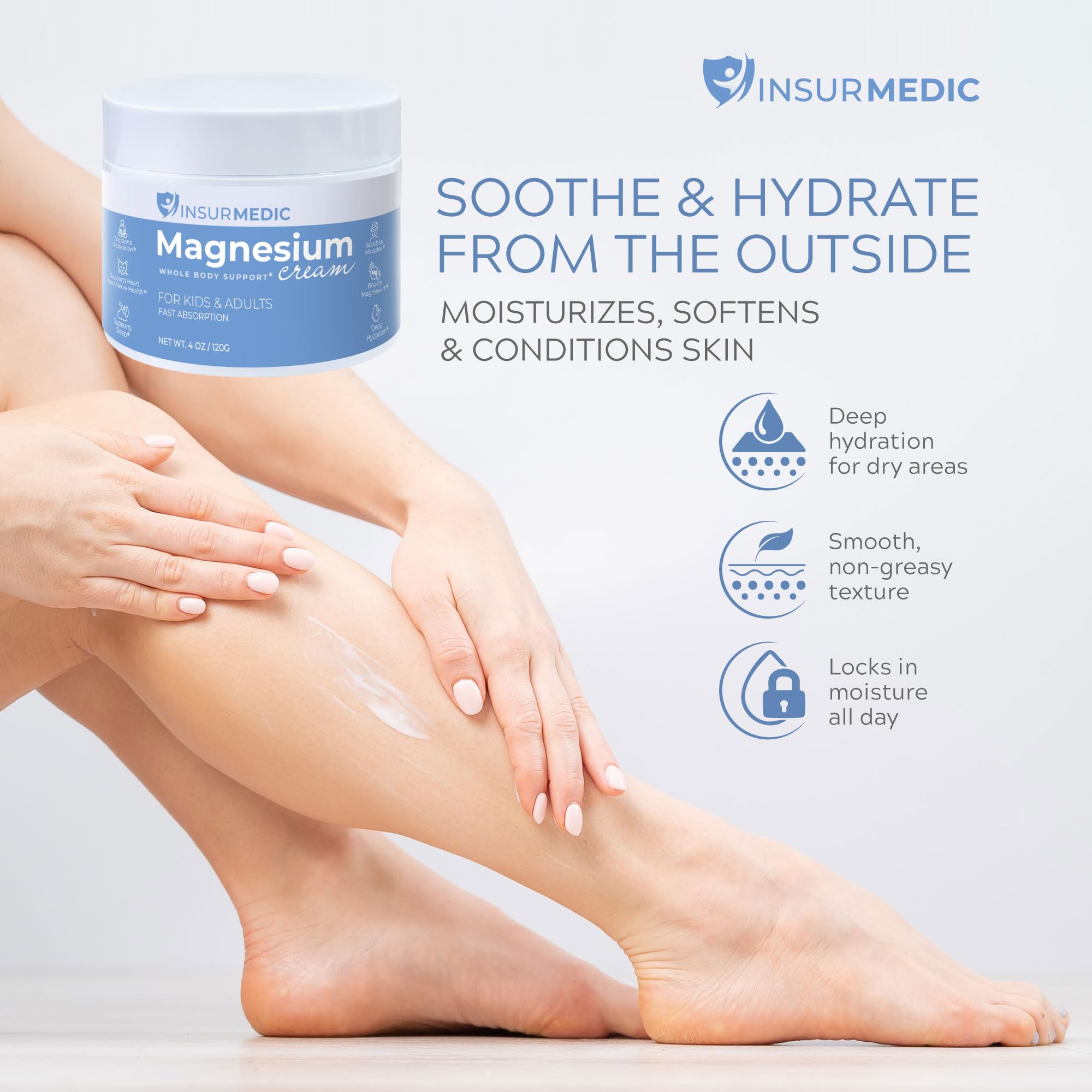 InsurMedic Magnesium Cream 190 mg back view