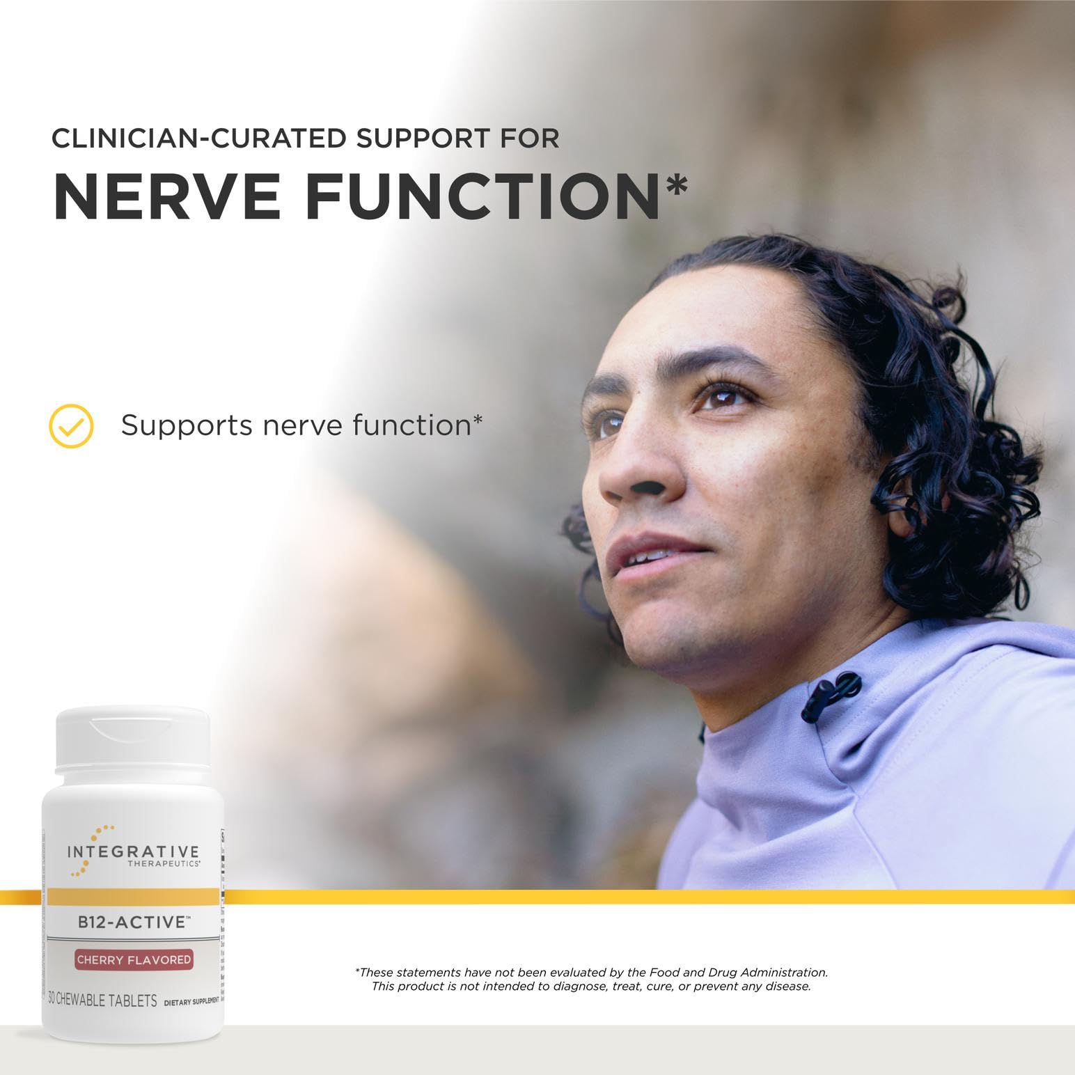 Integrative Therapeutics B12-Active Cherry Chewable Tablets packaging