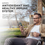 Integrative Therapeutics Buffered Vitamin C 1000mg capsules on a wooden table