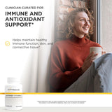 Integrative Therapeutics Buffered Vitamin C 1000mg capsules side view
