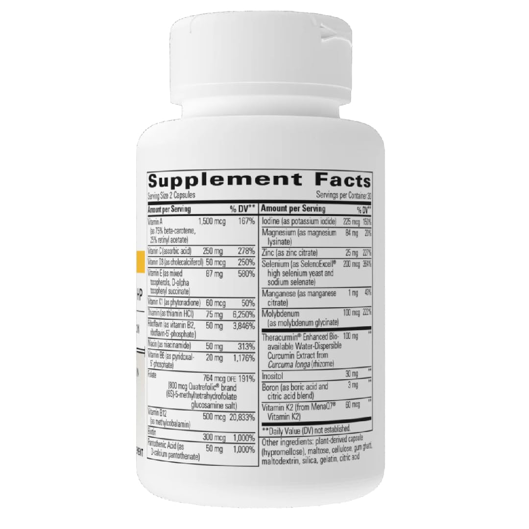 Integrative Therapeutics Clinical Nutrients HP multivitamin bottle side view
