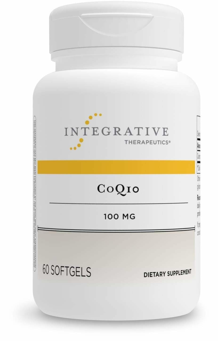 Integrative Therapeutics CoQ10 Softgel Supplement 100 mg front view