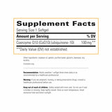 Integrative Therapeutics CoQ10 Softgel Supplement 100 mg side view