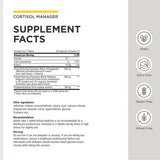 Integrative Therapeutics Cortisol Manager Ashwagandha Supplement back view
