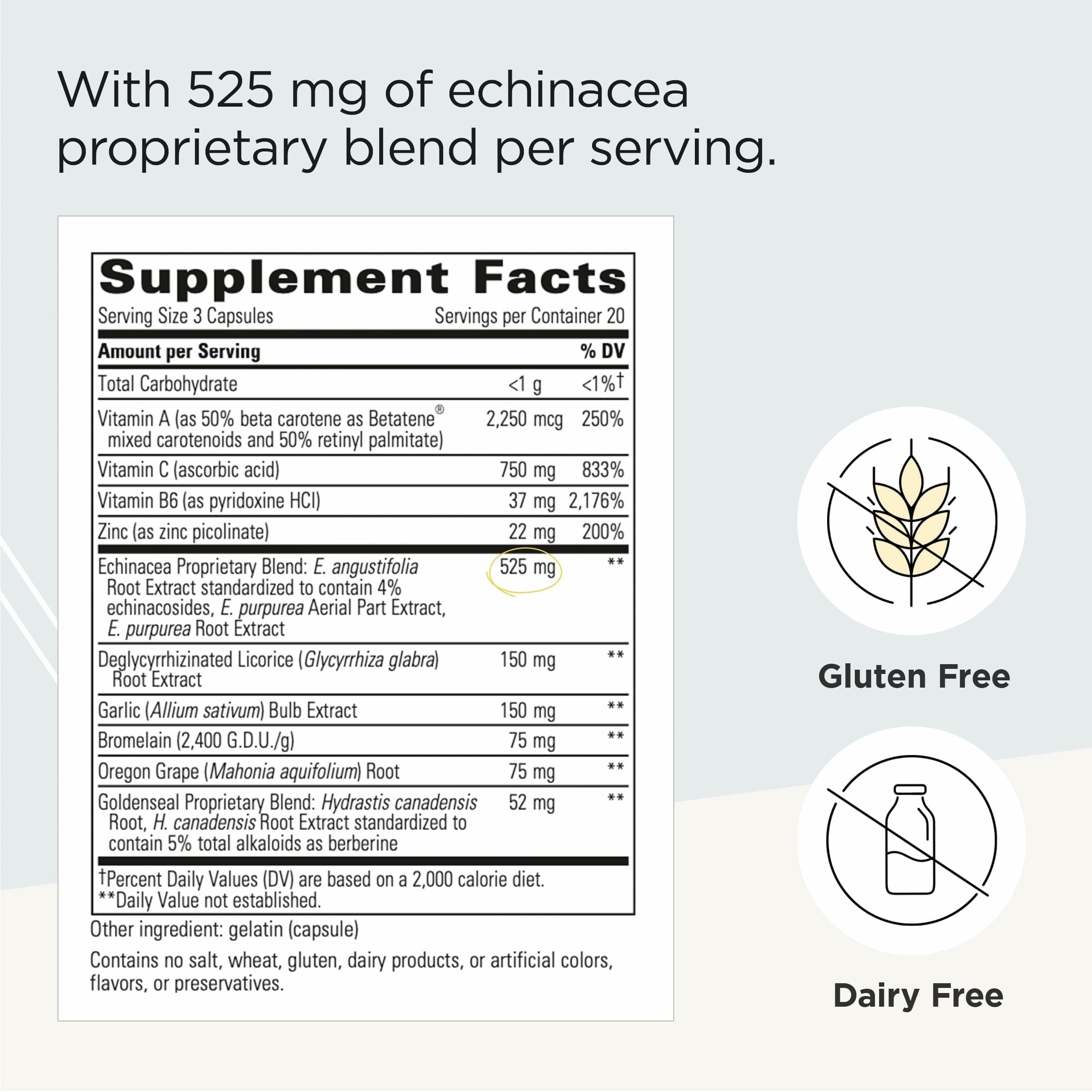 Integrative Therapeutics daily wellness Support Capsules side view