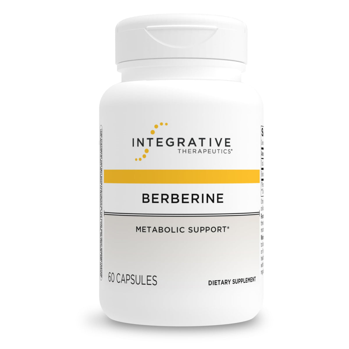 Integrative Therapeutics Goldenseal Berberine 500mg supplement front view