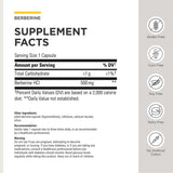 Integrative Therapeutics Goldenseal Berberine 500mg supplement ingredients list