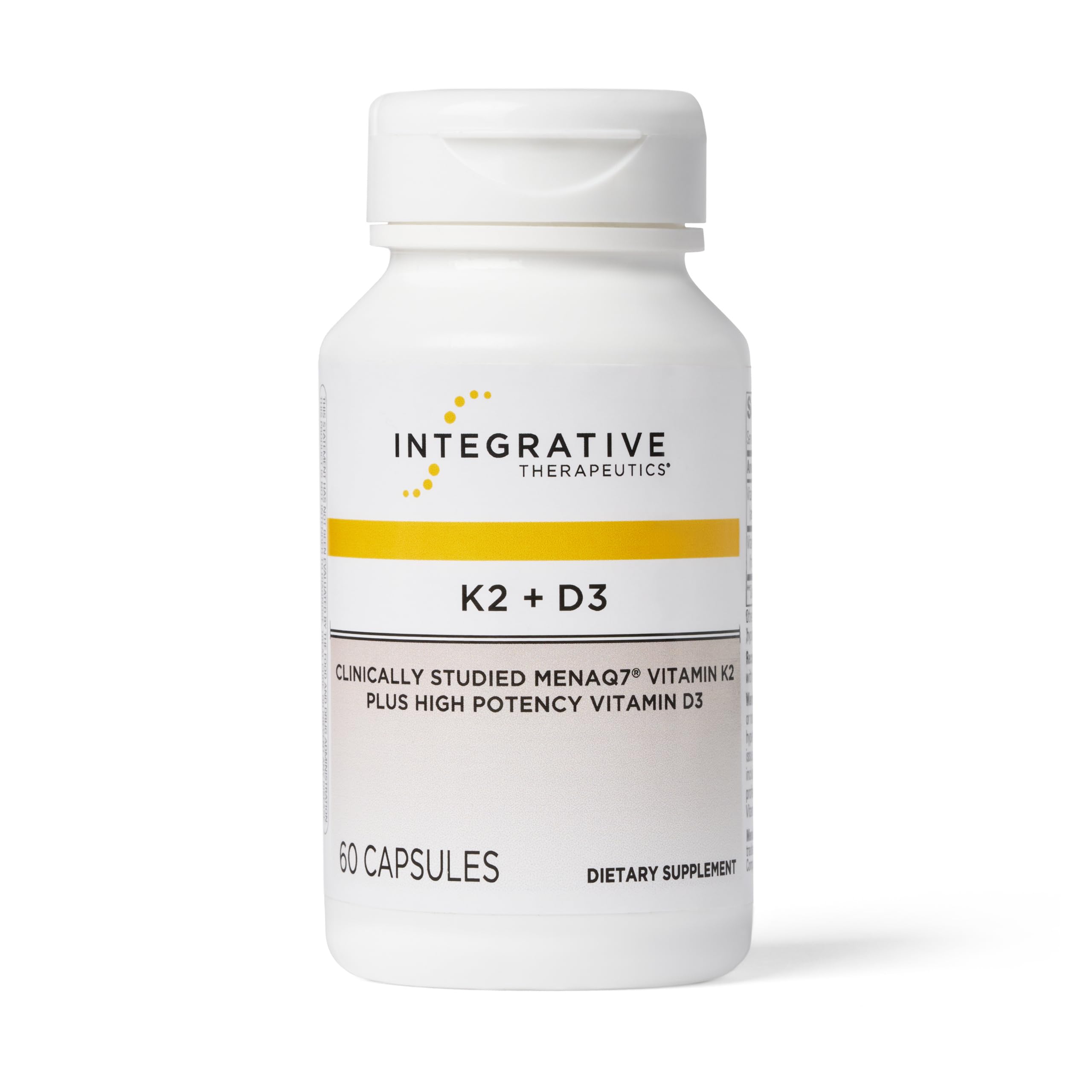 Integrative Therapeutics K2 + D3 supplement bottle front view