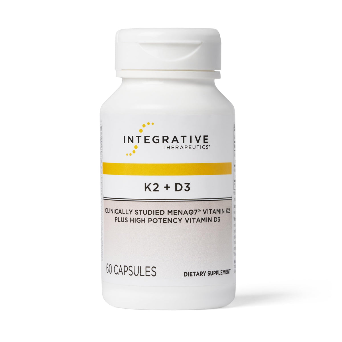 Integrative Therapeutics K2 + D3 supplement bottle front view