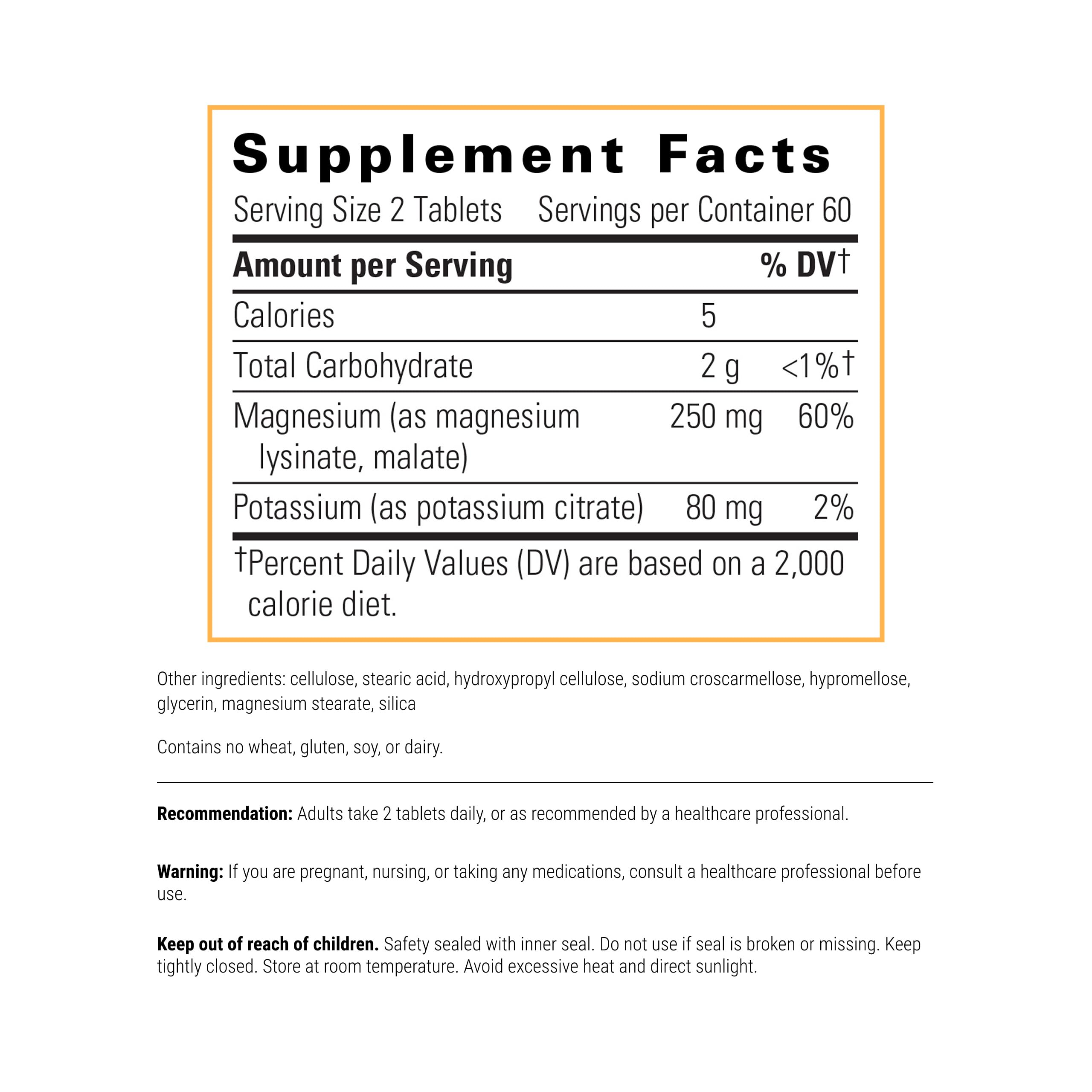 Integrative Therapeutics Krebs Magnesium-Potassium Complex side view showing capsule