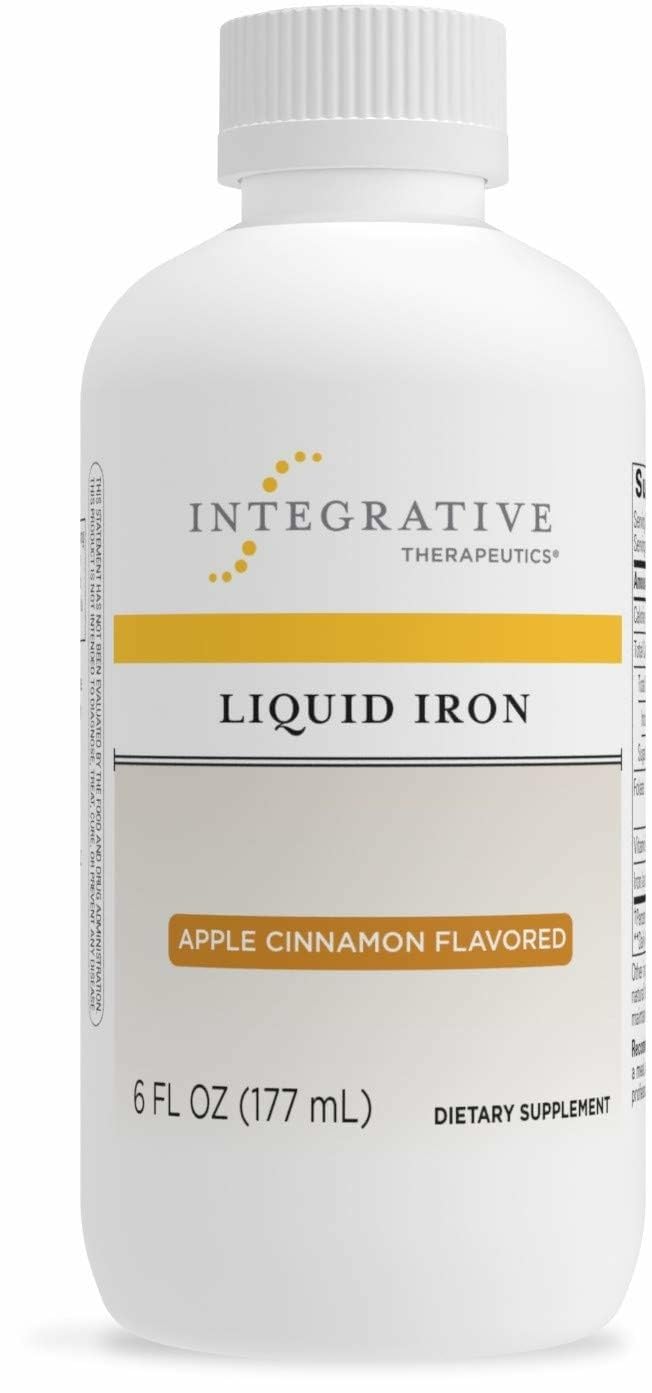 Integrative Therapeutics Liquid Iron Supplement front view with label