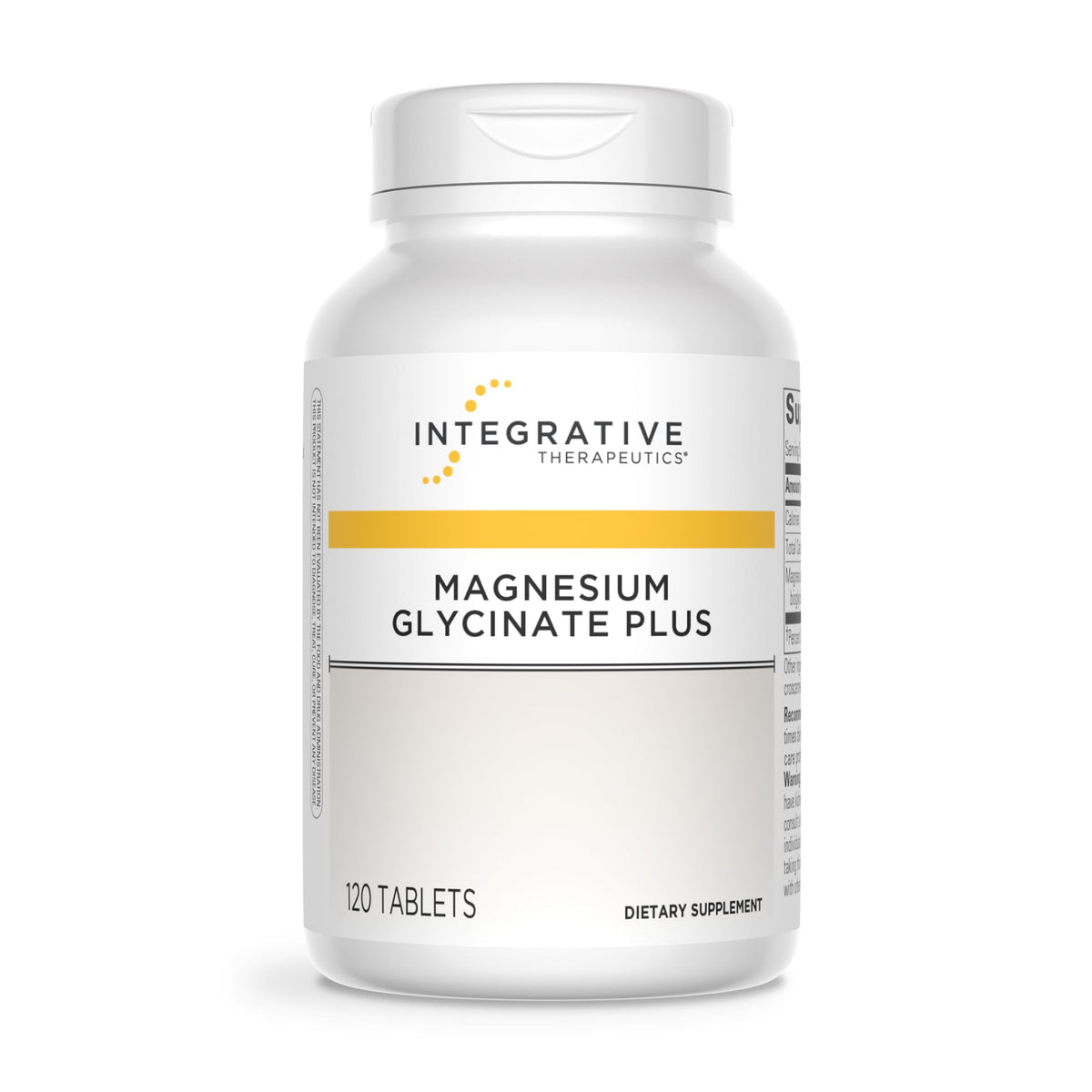 Integrative Therapeutics Magnesium Glycinate Plus 220mg 120 tablets front view