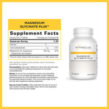 Integrative Therapeutics Magnesium Glycinate Plus 220mg bottle side view