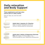 Integrative Therapeutics Magnesium Glycinate Plus & L-Theanine Bundle with a measuring spoon