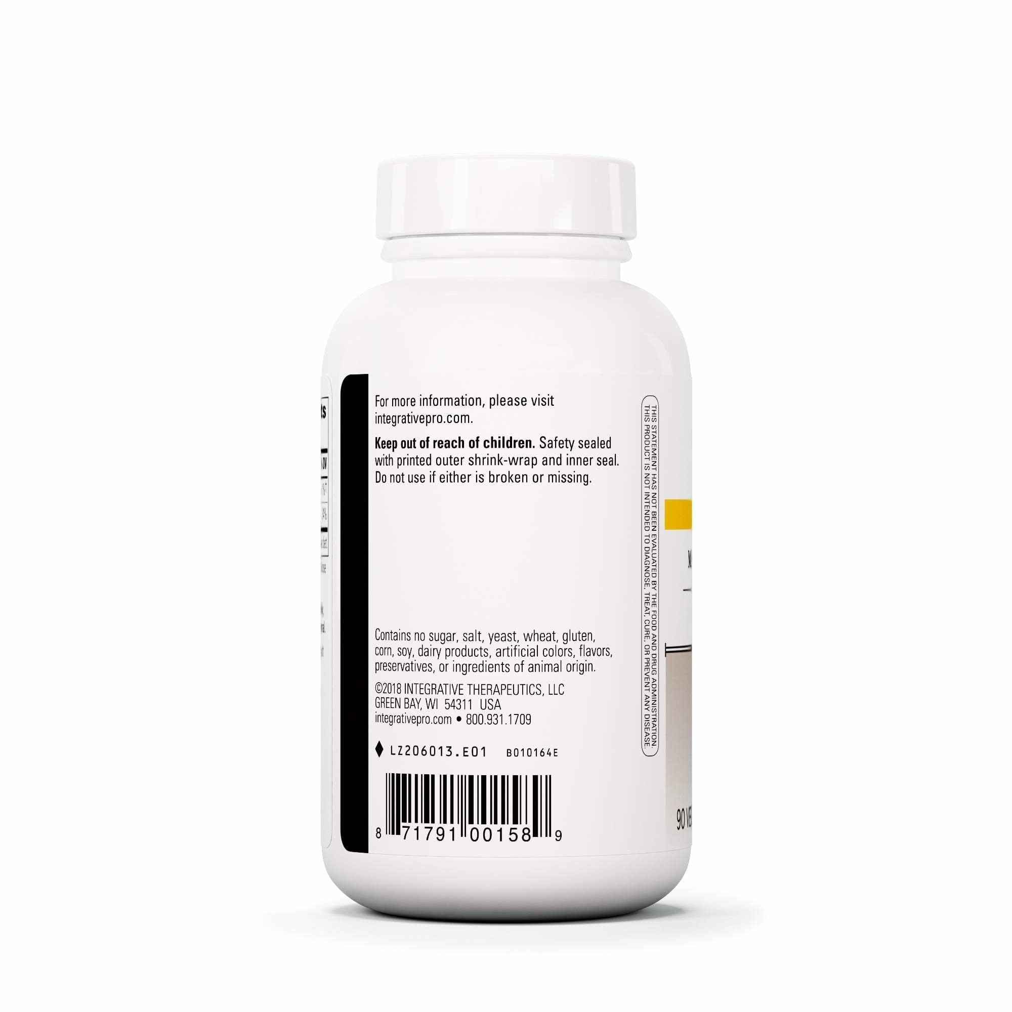 Integrative Therapeutics Magnesium Malate 100mg Capsules bottle with label