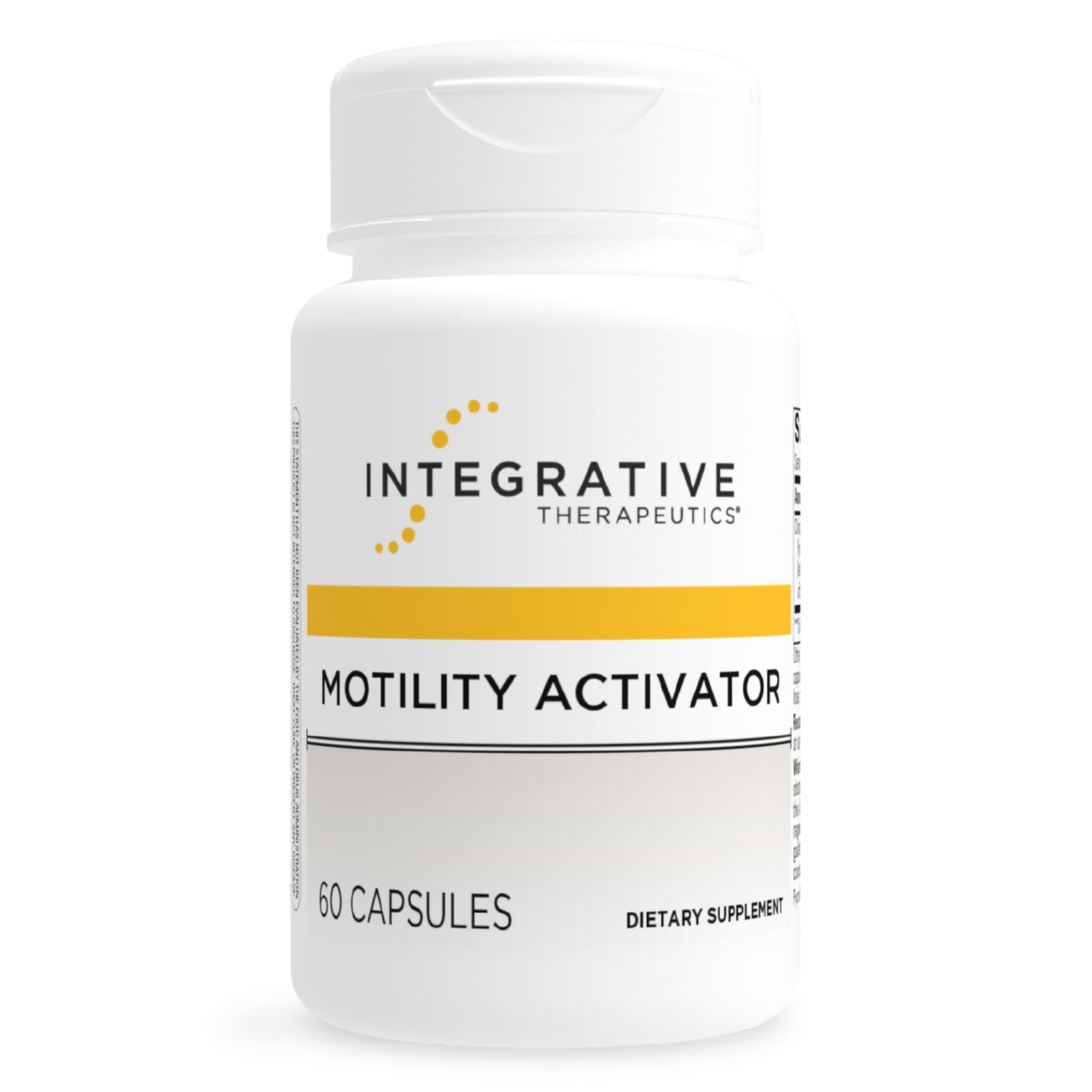 Integrative Therapeutics Motility Activator Artichoke Supplement bottle front view