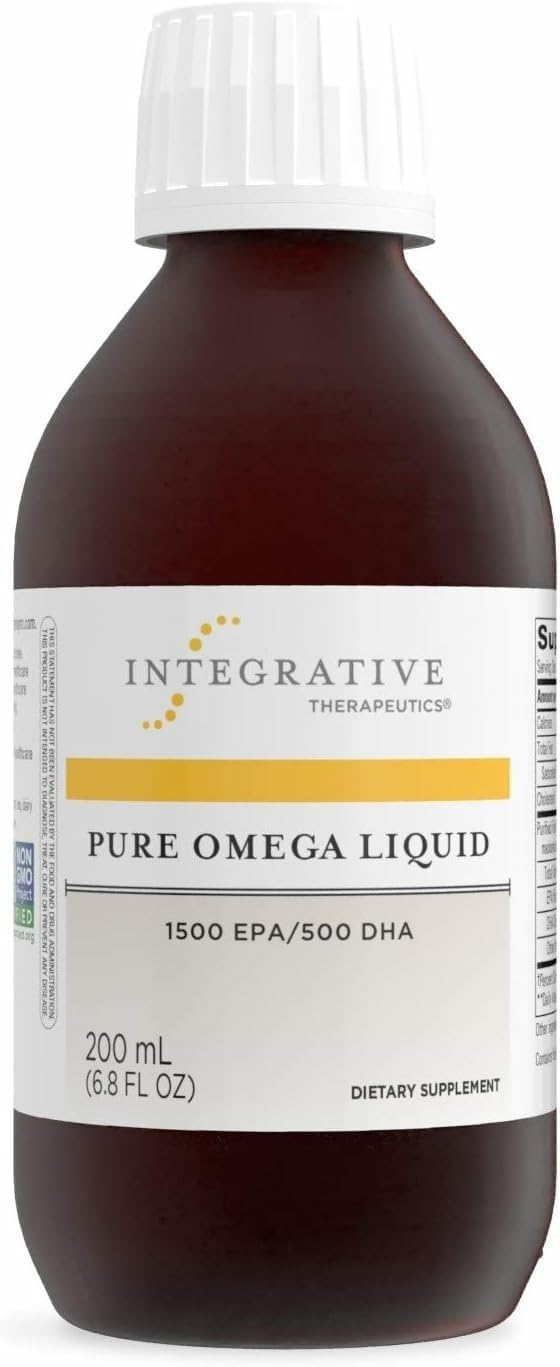 Integrative Therapeutics Pure Omega Liquid Fish Oil 2300mg front view