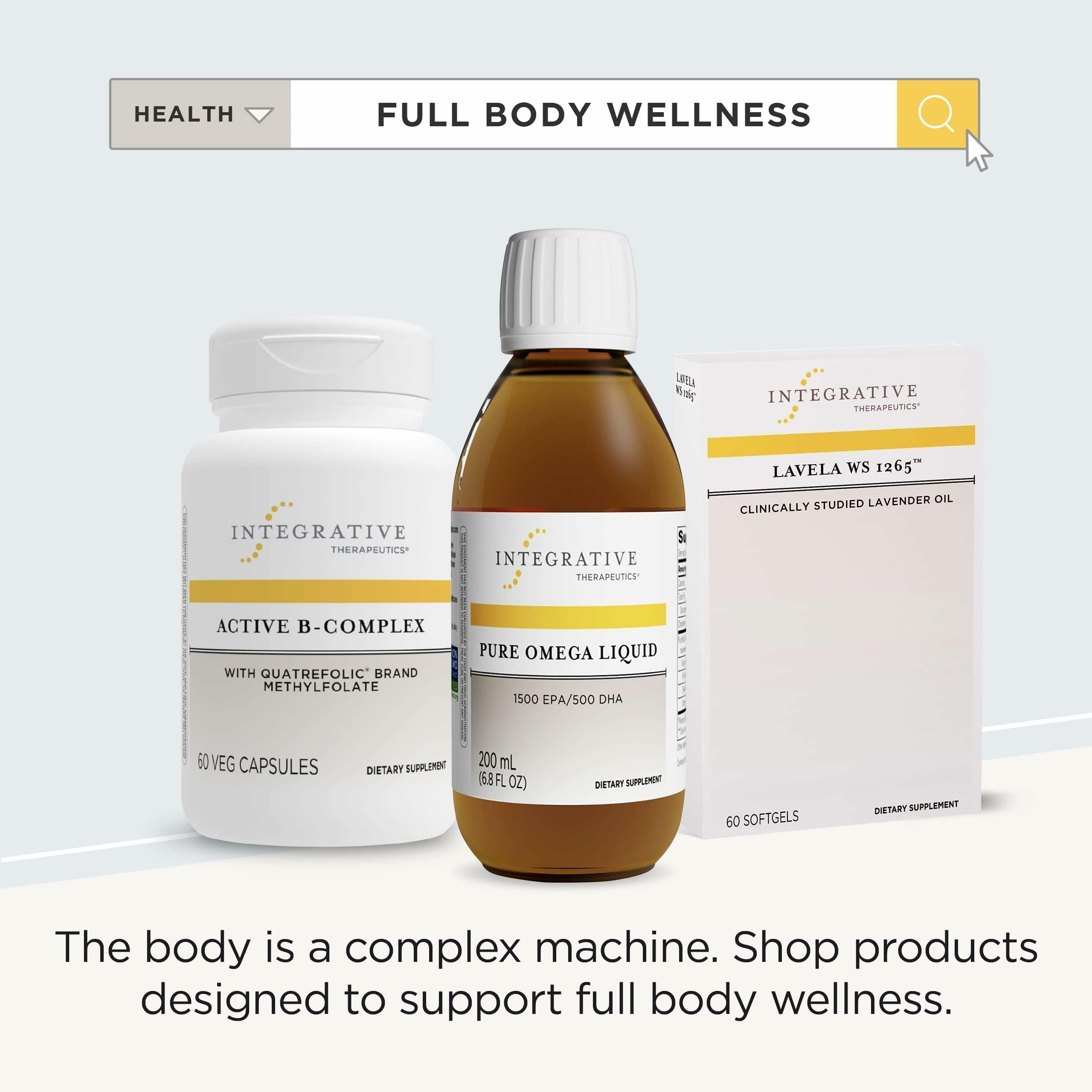Integrative Therapeutics Pure Omega Liquid Fish Oil 2300mg serving size