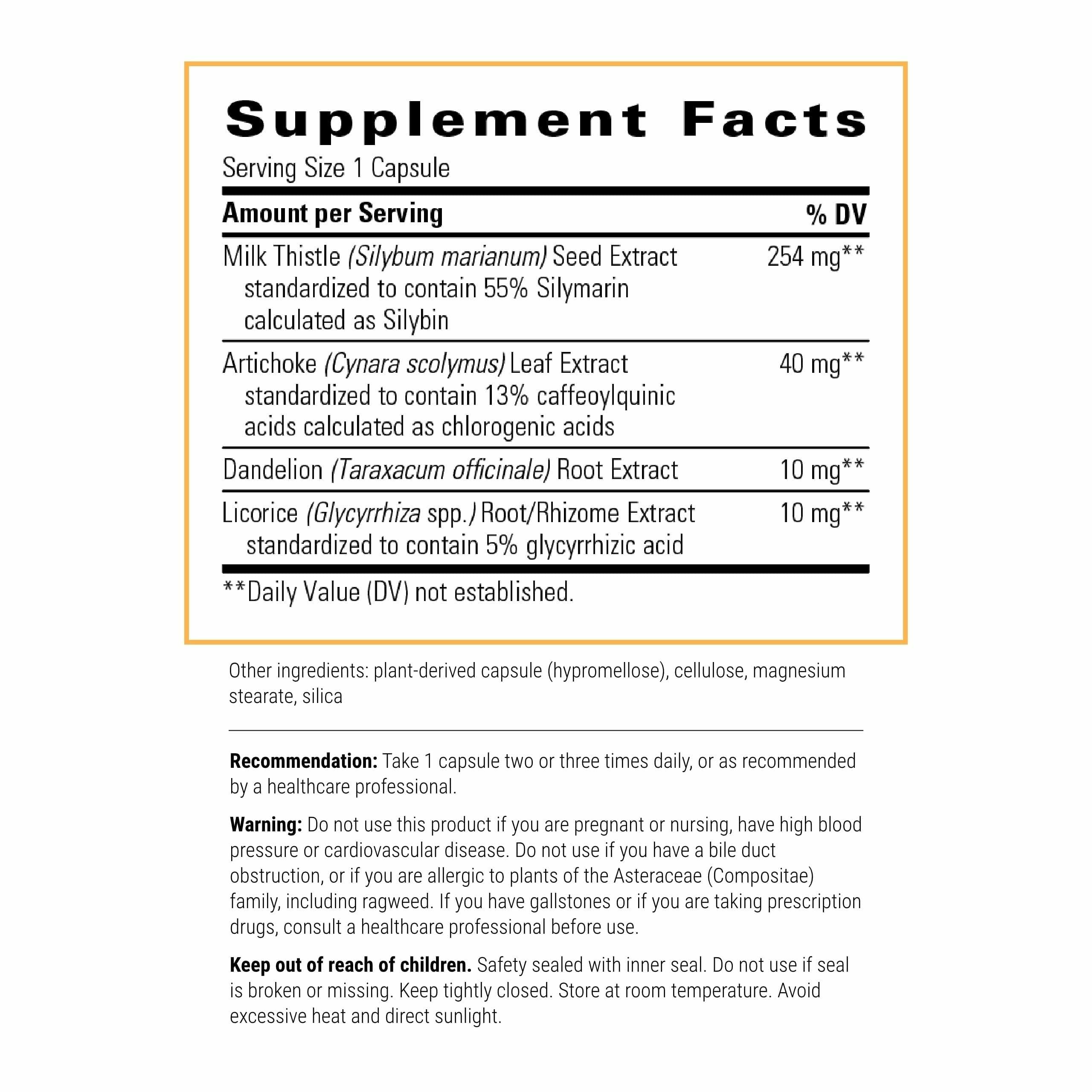 Integrative Therapeutics Super Milk Thistle X capsules in a close-up