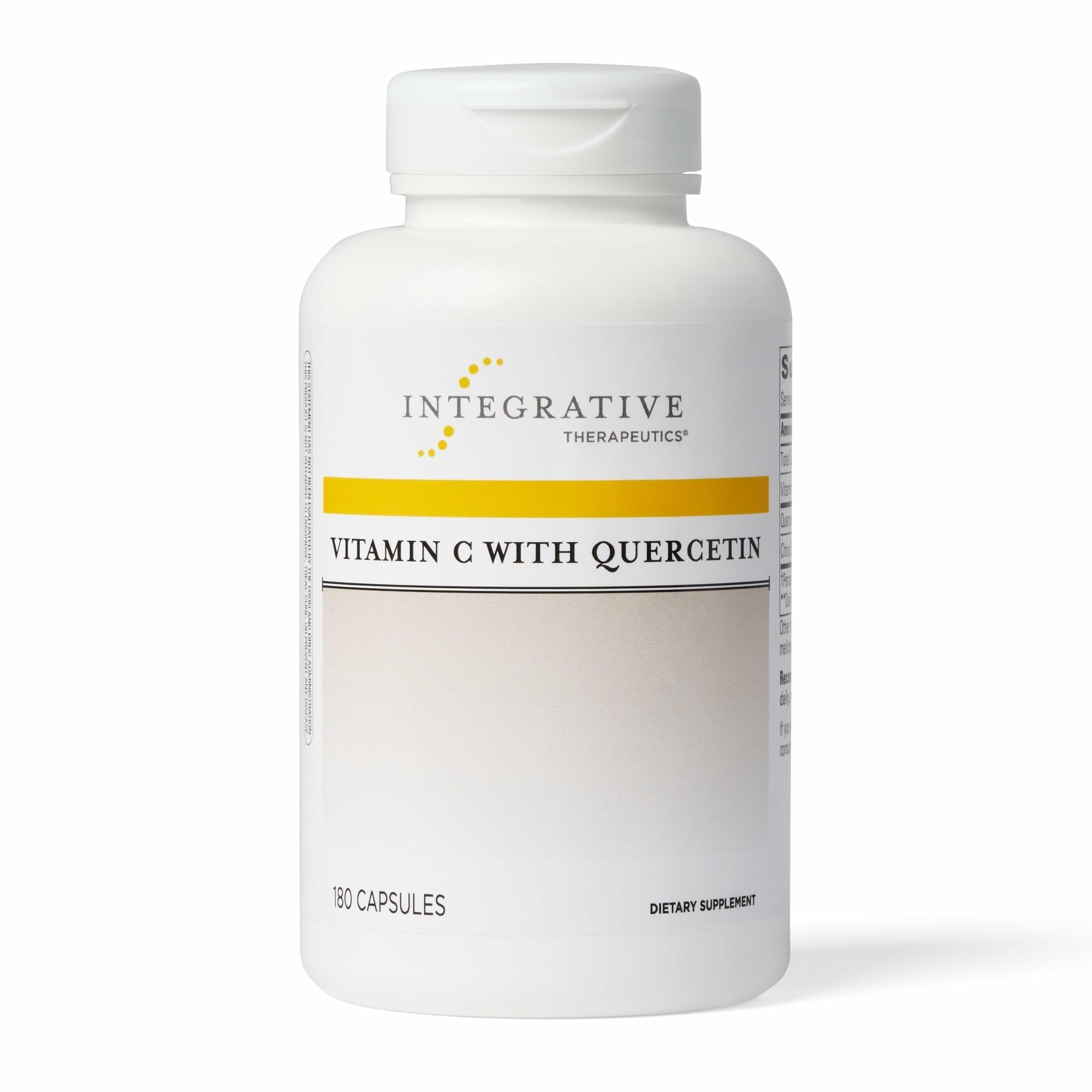 Integrative Therapeutics Vitamin C with Quercetin capsules front view